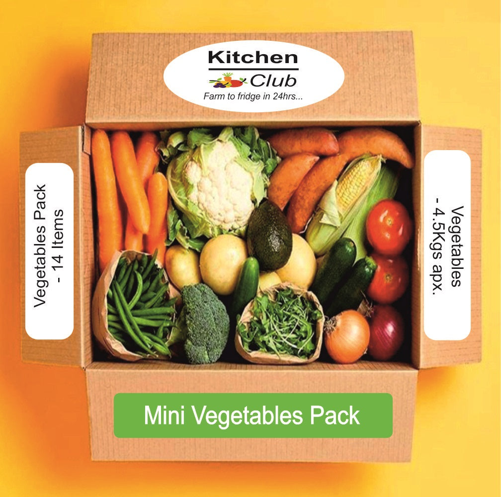 MINI VEGETABLES PACK - WEIGHT @ 4.5 KGS