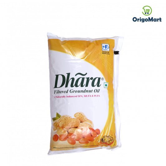 Dhara Filtered Groundnut Oil 1L