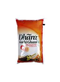 Dhara Kachi Ghani Mustard Oil 1L