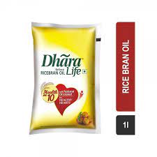 Dhara Refined Rice Bran Oil 1L