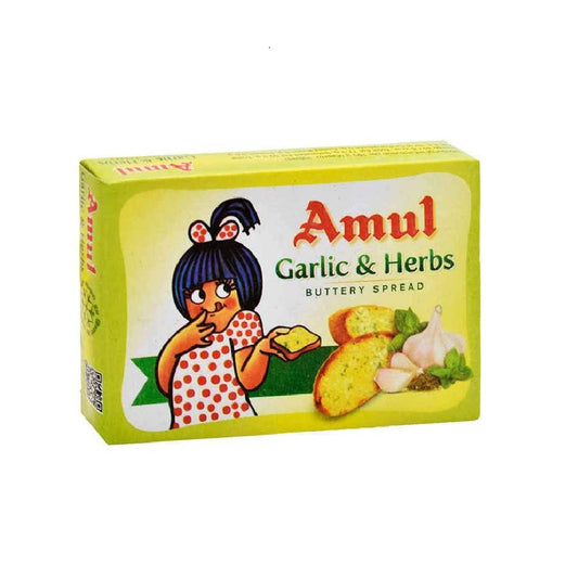 AMUL BUTTERY SPREAD - GARLIC & HERB - 100 gm