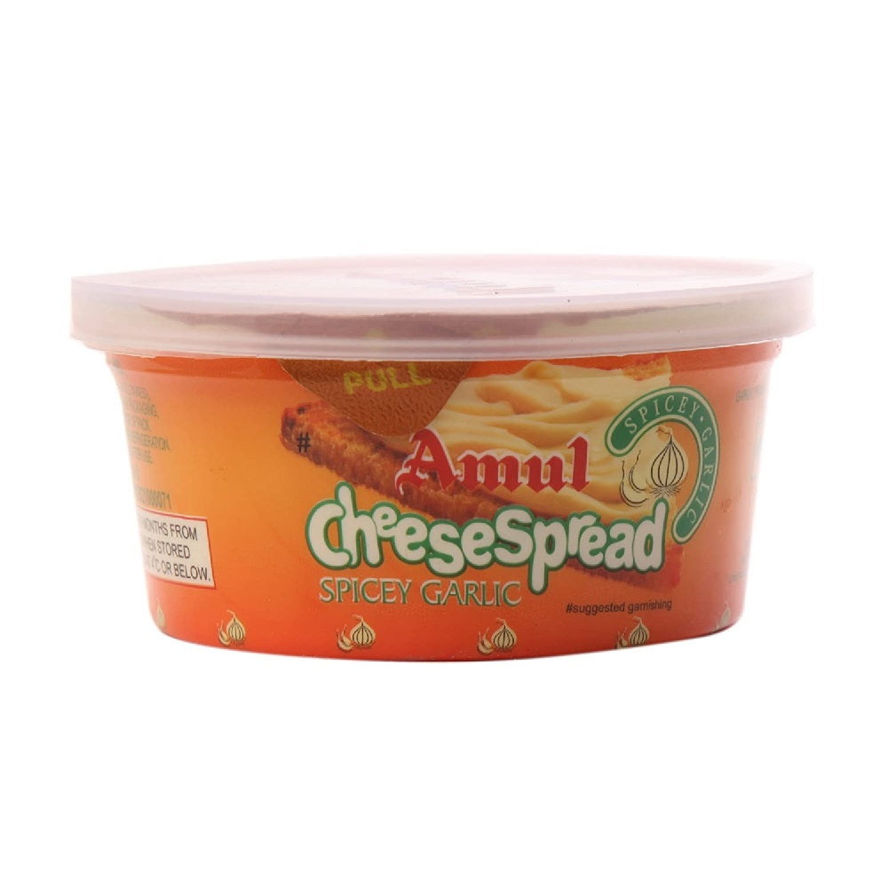 AMUL CHEESE SPEAD GARLIC - 200 gm