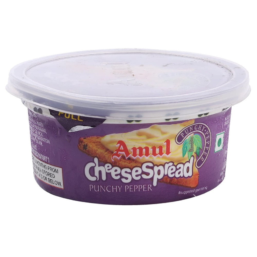 AMUL CHEESE SPEAD PEPPER - 200 gm