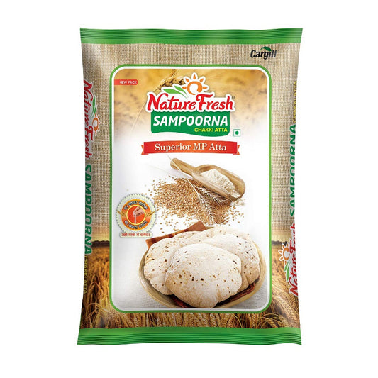 Nature Fresh Sampoorna Chakki Atta (MP) - 1 Kg