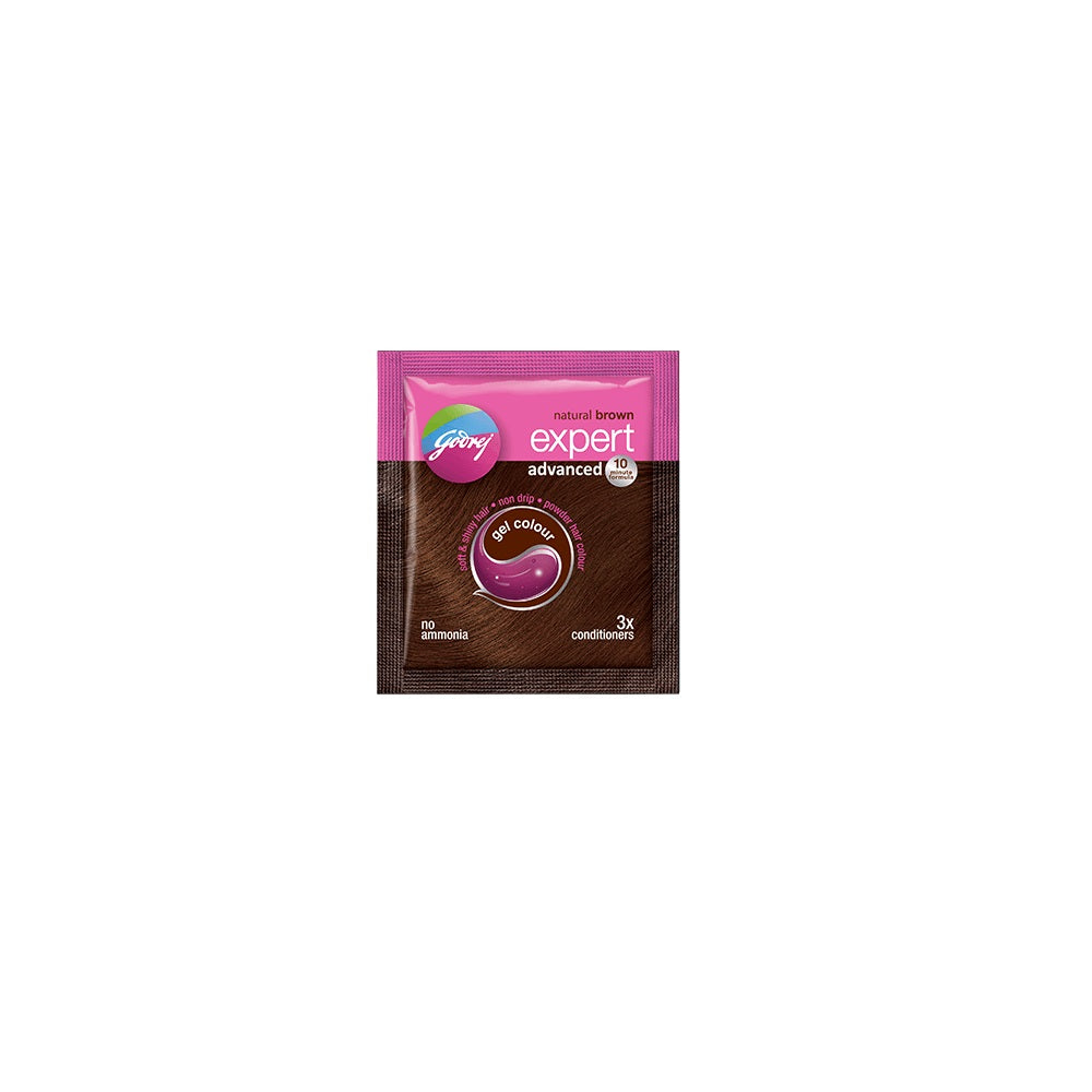 Godrej Expert Advance Gel - Natural Brown - 1 pc