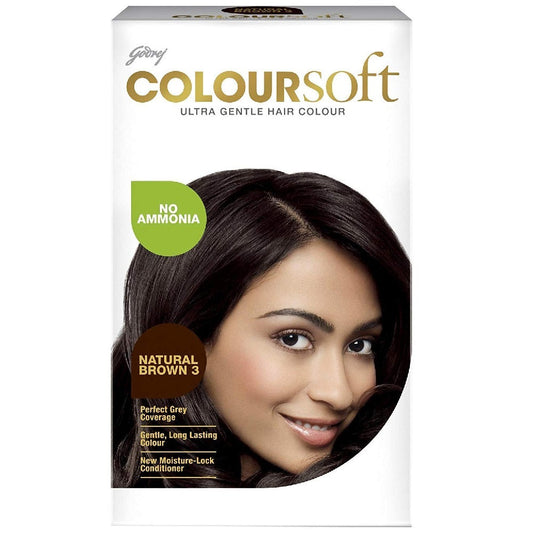 Godrej COLOURsoft Ultra Gentle Hair Colour - Natural Brown - 40 ml