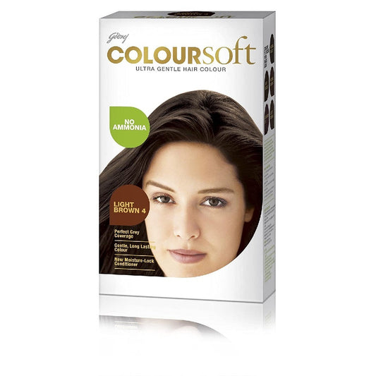 Godrej COLOURsoft Ultra Gentle Hair Colour - Light Brown - 40 ml