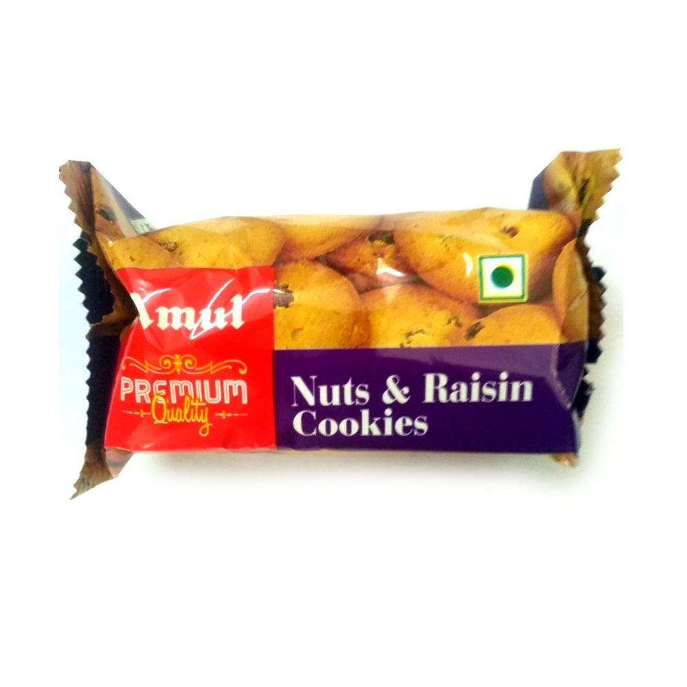 AMUL NUTS & RAISIN COOKIES - 50 gm