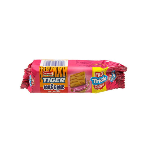 Tiger Kreemz - Strawberry - Pack of Rs.10