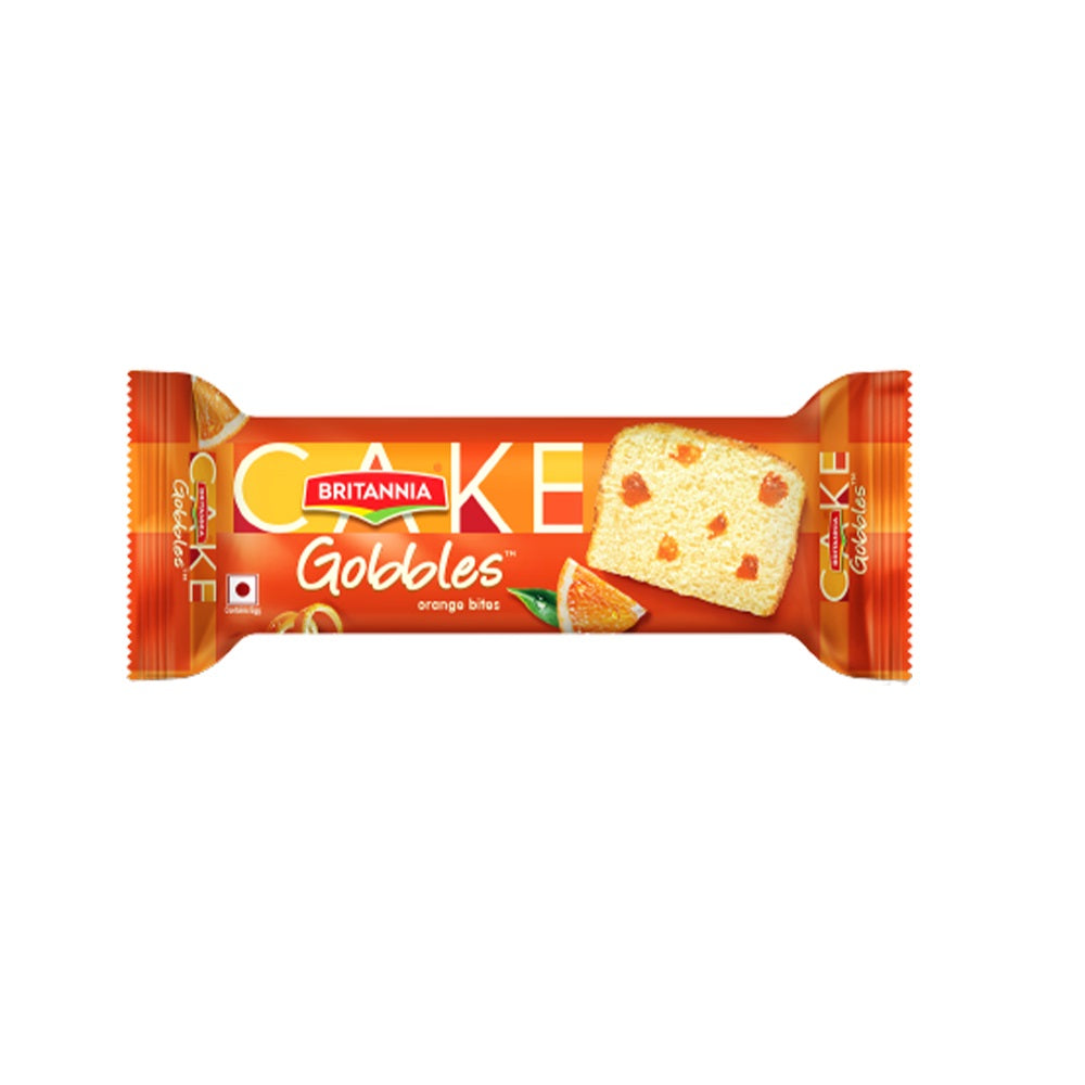 Britannia Cake Gobbles - Orange - Pack of Rs.15