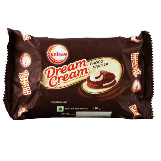 Sunfeast Bounce Dream Cream - Chocolate  & Vanilla - 120 gm