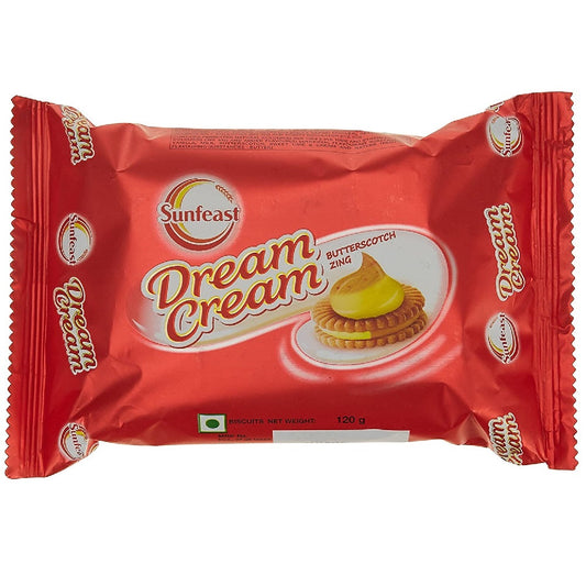 Sunfeast Bounce Dream Cream - Butterscotch Zing  - 120 gm