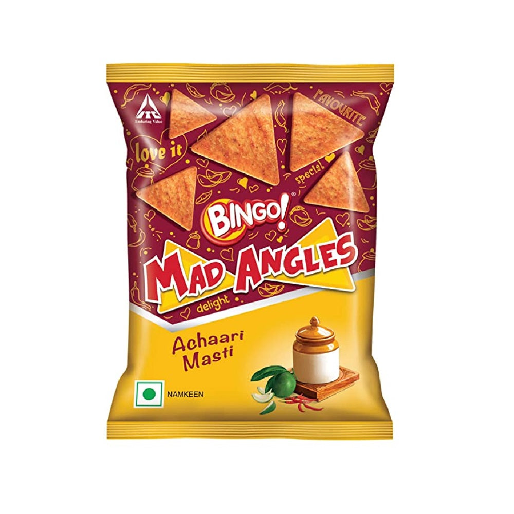 Bingo Mad Angles - Achari Masala  - 72.5 gm