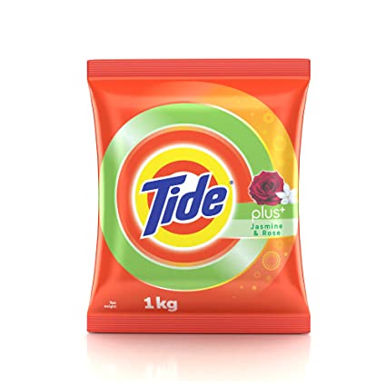 Tide Plus Detergent Powder (Jasmine & Rose) - 1 Kg