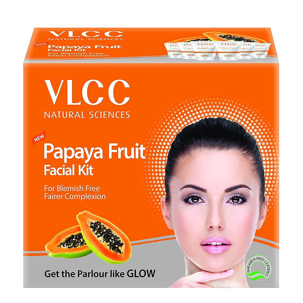VLCC New Papaya Fruit Single Facial Kit - 60 gm